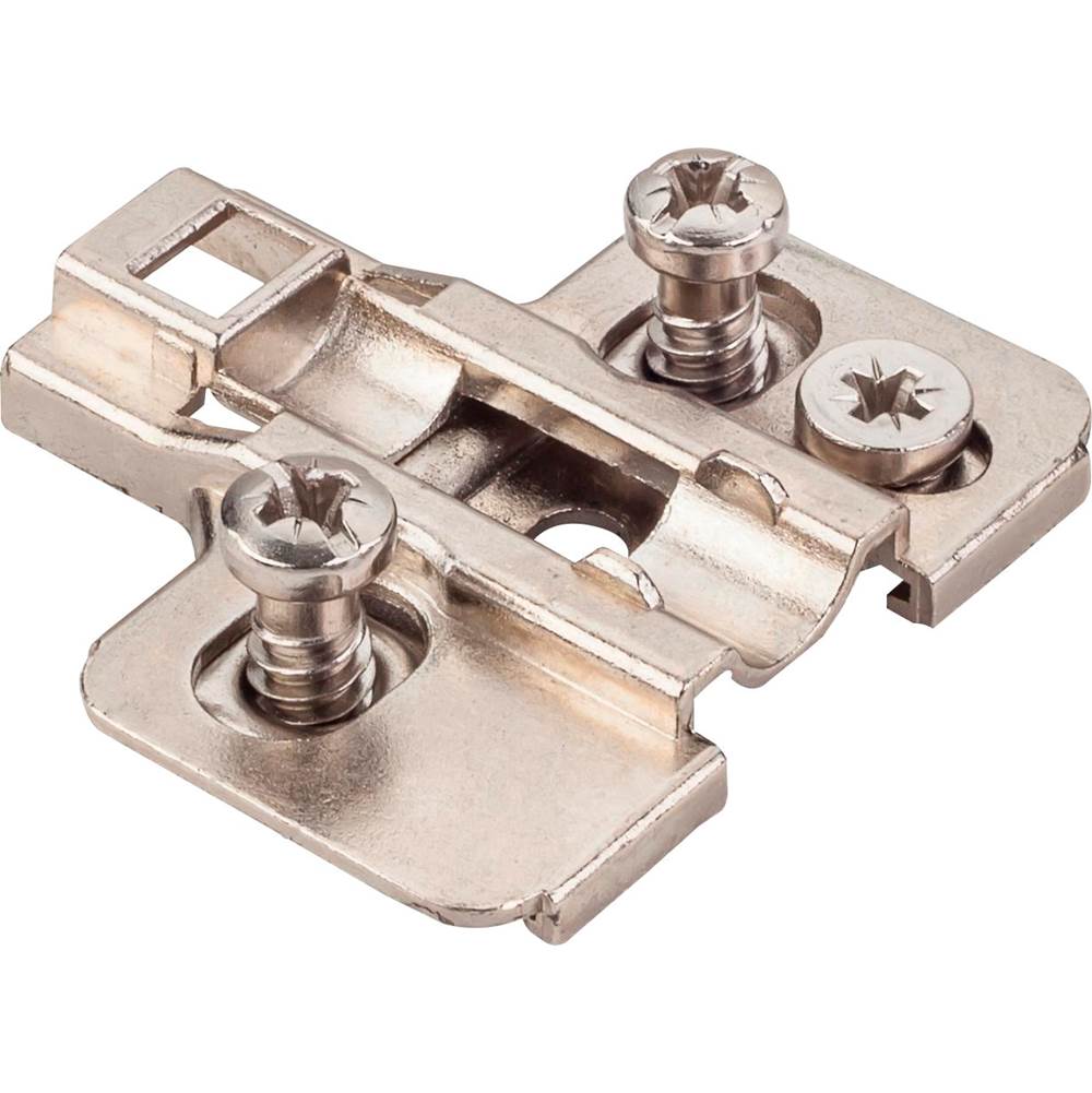 Hardware Resources Heavy Duty 2 mm Cam Adj Zinc Die Cast Plate with Euro Screws for 700, 725, 900 and 1750 Series Euro Hinges