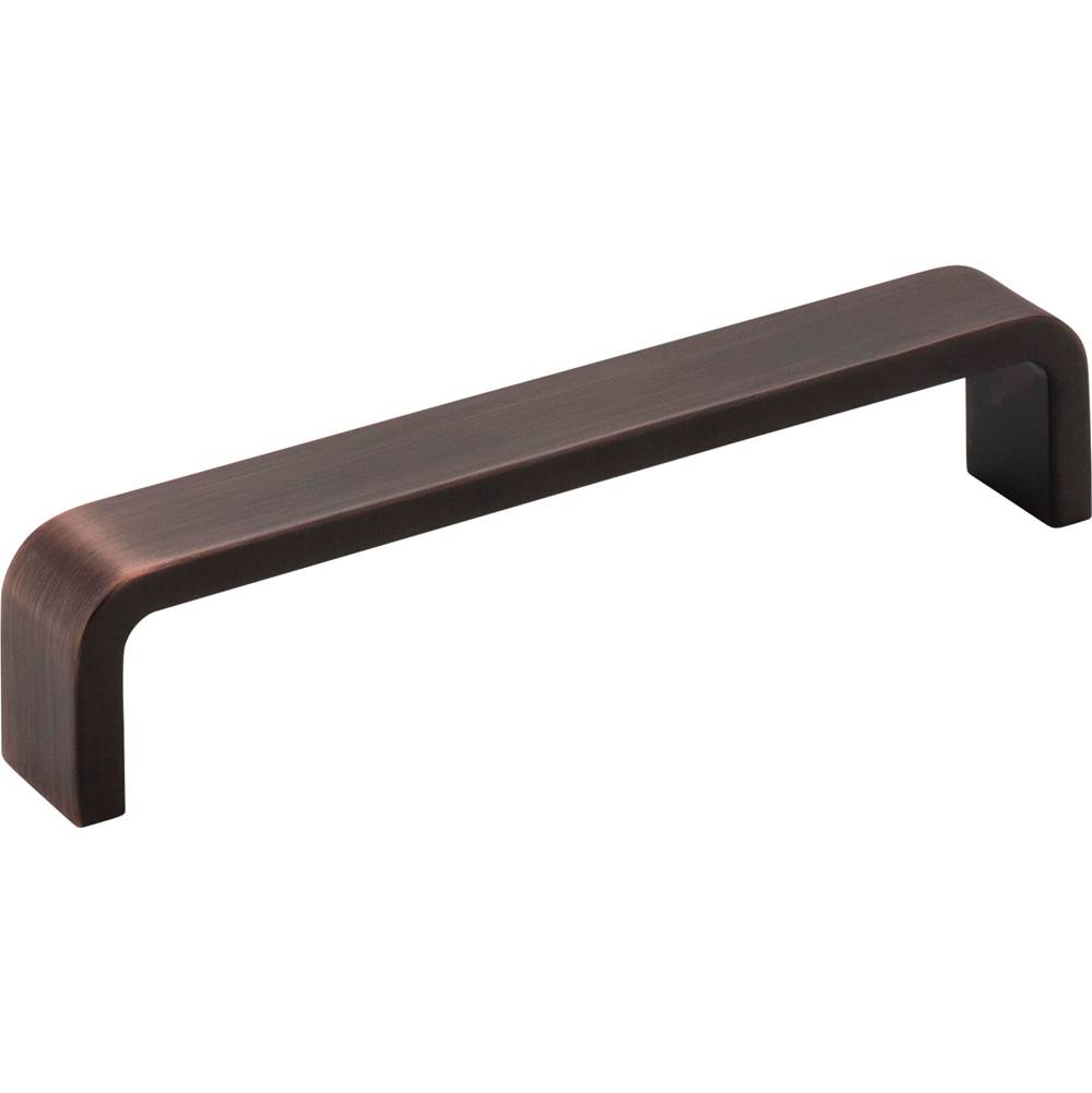 Hardware Resources 128 mm Center-to-Center Brushed Oil Rubbed Bronze Square Asher Cabinet Pull