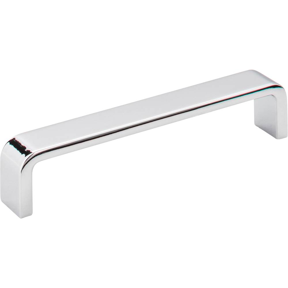 Hardware Resources 128 mm Center-to-Center Polished Chrome Square Asher Cabinet Pull
