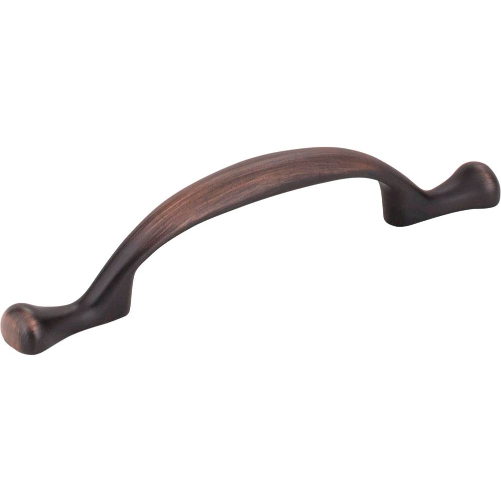 Hardware Resources 3'' Center-to-Center Brushed Oil Rubbed Bronze Merryville Cabinet Pull