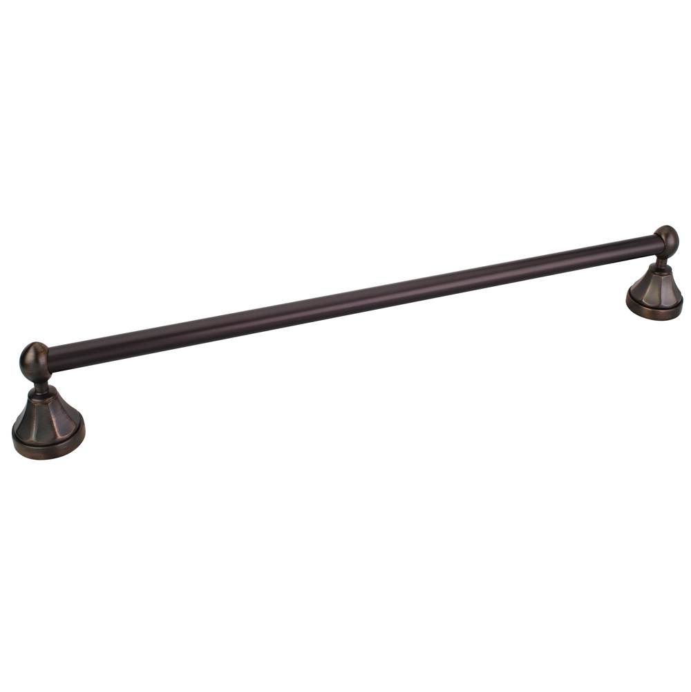 Hardware Resources Newbury Brushed Oil Rubbed Bronze 18'' Single Towel Bar - Contractor Packed