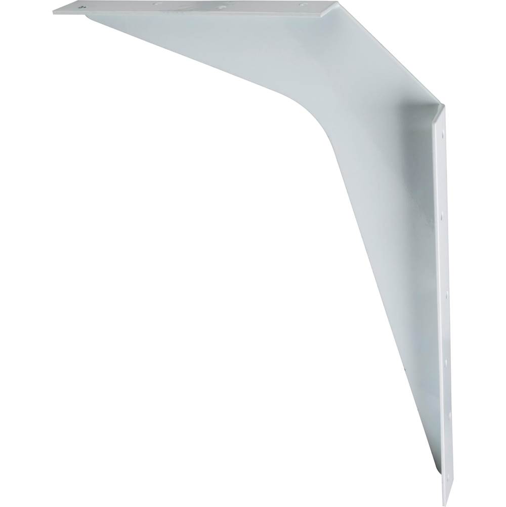 Hardware Resources 8'' x 12'' White Workstation Bracket Sold by the Pair