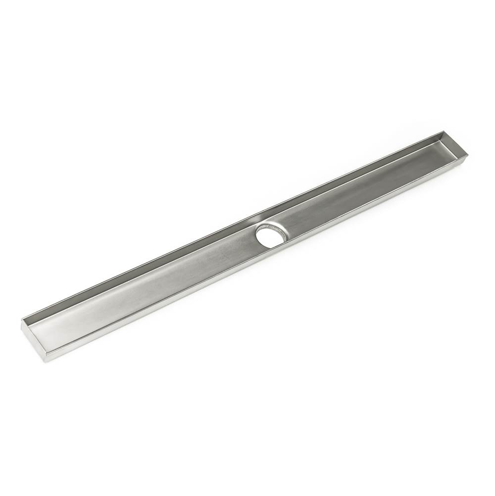 Infinity Drain 48'' Channel for FX 65 Series in Satin Stainless