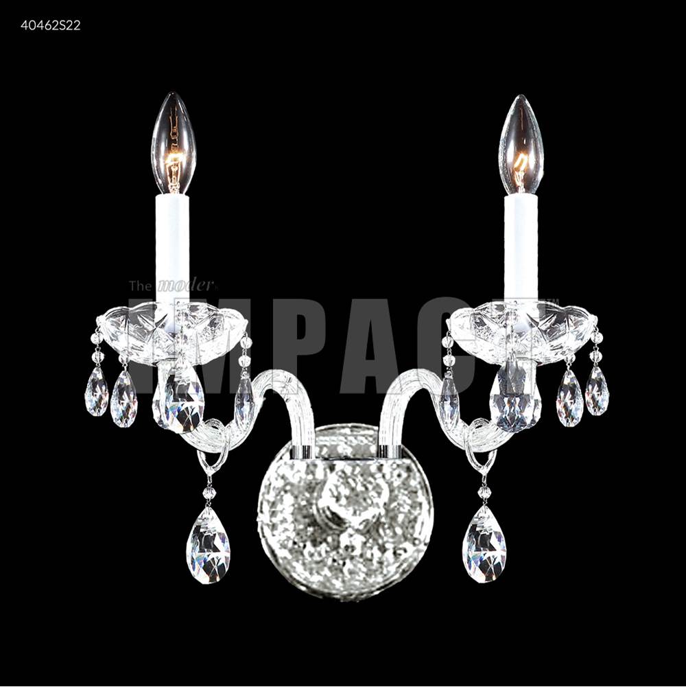 James R Moder Palace Ice 2 Light Wall Sconce