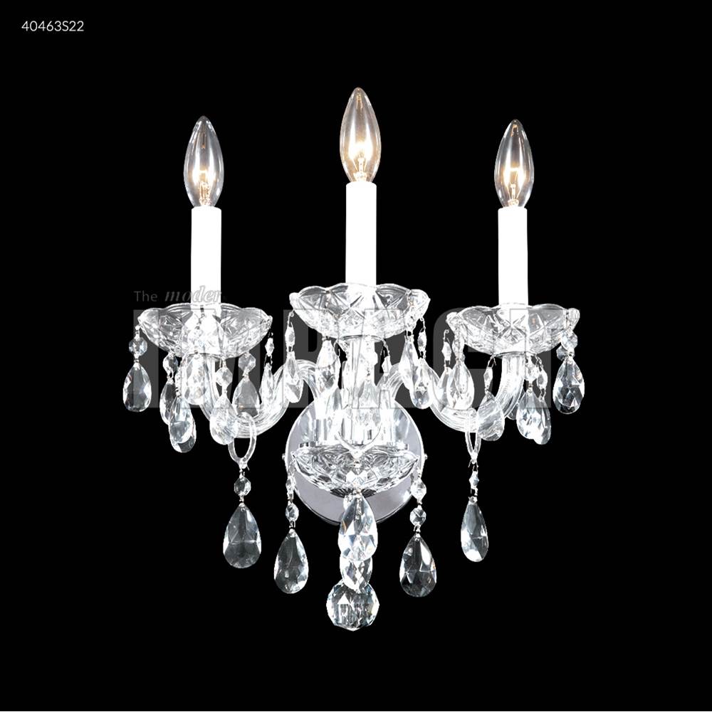 James R Moder Palace Ice 3 Light Wall Sconce
