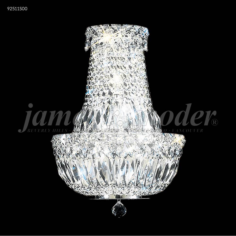 James R Moder Prestige All Crystal Wall Sconce