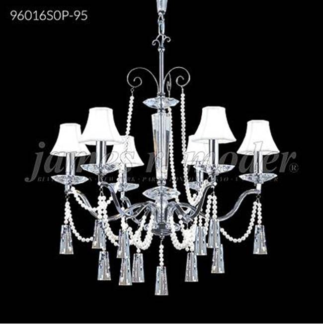 James R Moder Pearl Collection 6 Light Chandelier