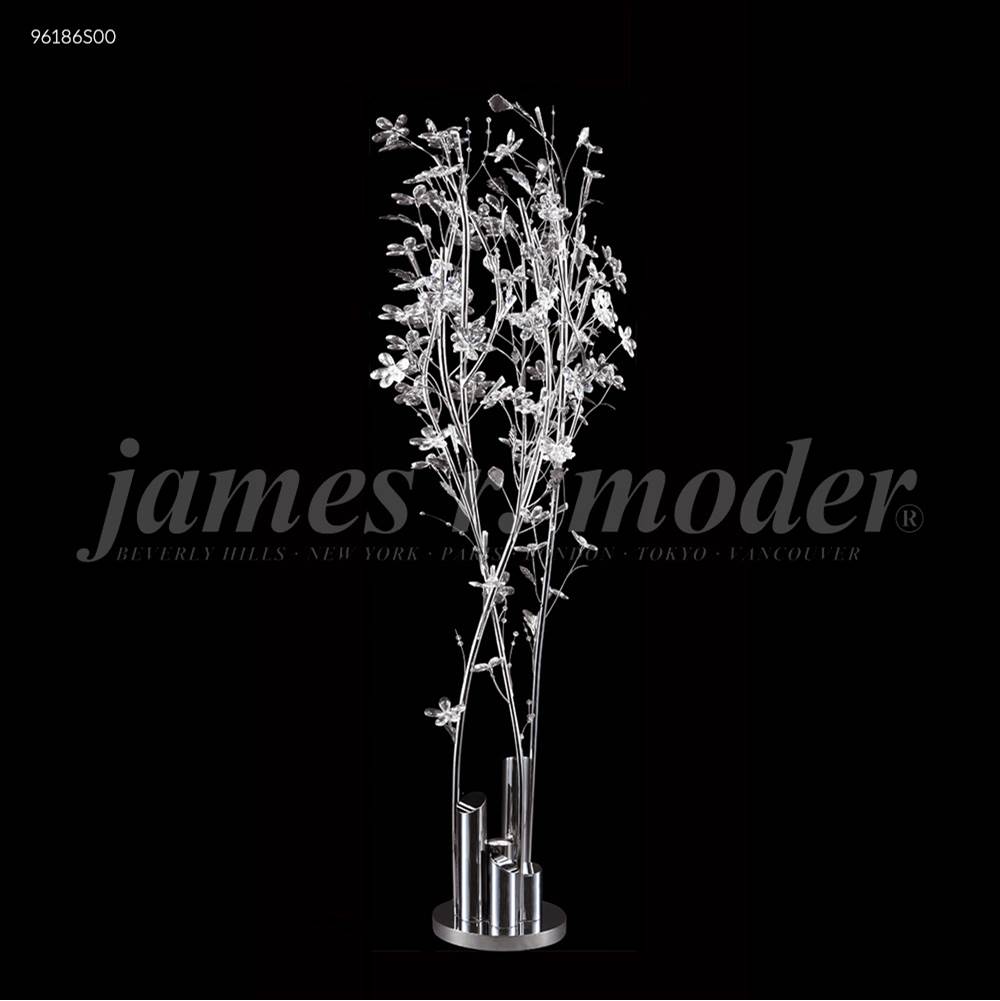 James R Moder Continental Fashion Floral Lamp