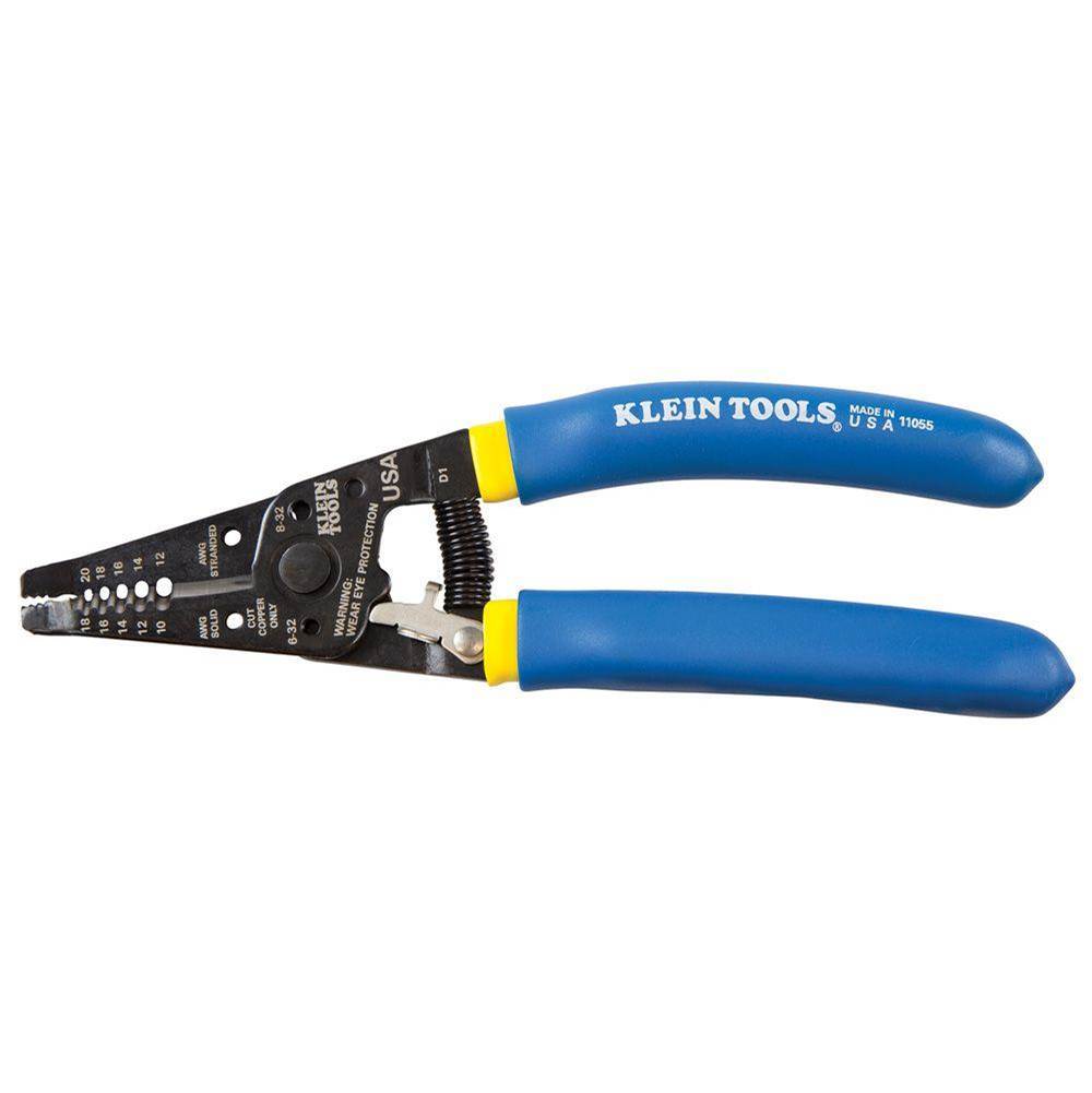 Klein Tools Solid And Stranded Copper Wire Stripper And Cutter