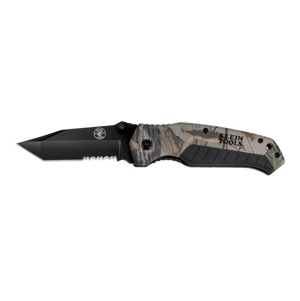Klein Tools Pocket Knife, Realtree Xtra Camo, Tanto Blade