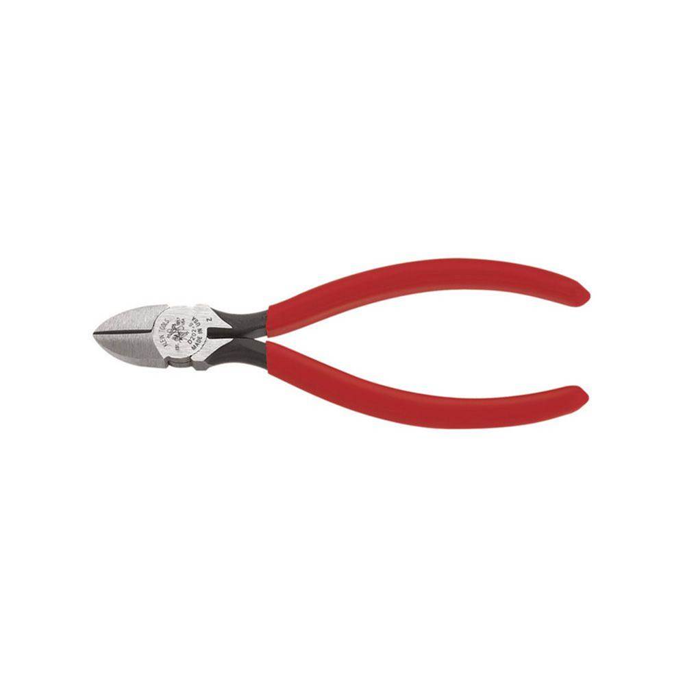 Klein Tools Diagonal Cutting Pliers, Tapered Nose, Spring-Loaded, 6-Inch