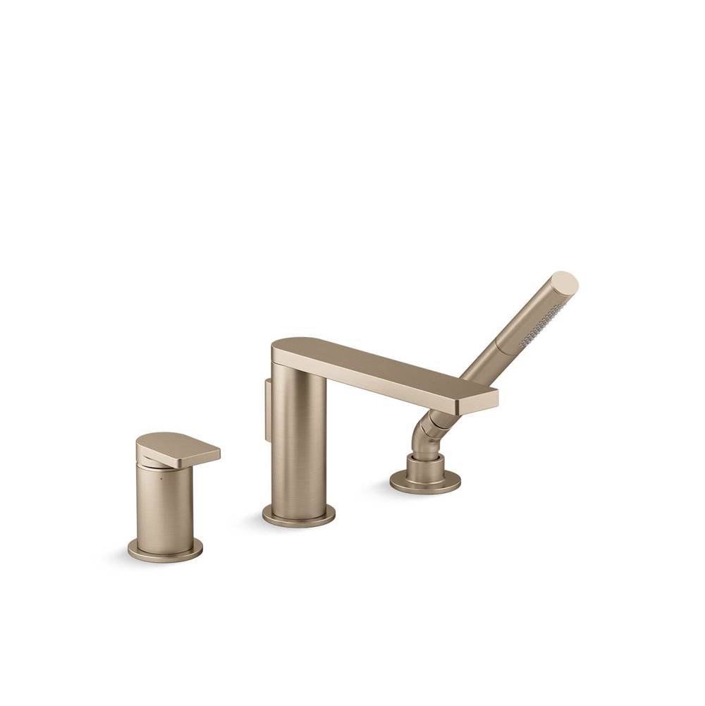 Kohler Composed® Deck-mount bath faucet with handshower