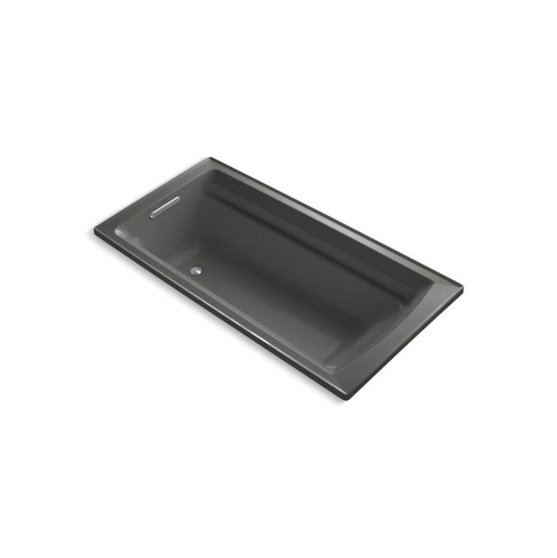 Kohler Archer® 72'' x 36'' drop-in bath with Bask® heated surface and end drain