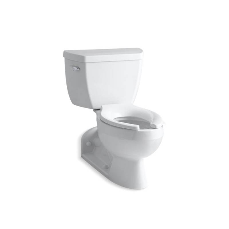 Central Plumbing & Electric SupplyKohlerBarrington™ Two-piece elongated 1.0 gpf toilet with Pressure Lite® flushing technology and left-hand trip lever