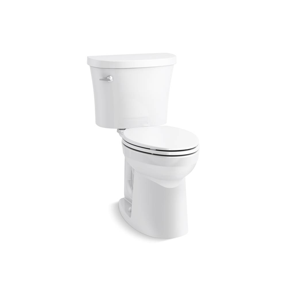 Kohler Kingston Comfort Height The Complete Solution Two-Piece Elongated Chair Height 1.28 Gpf Chair-Height Toilet