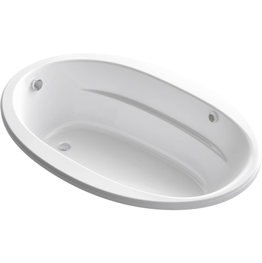 Central Plumbing & Electric SupplyKohlerSunward® 66'' x 42'' Heated BubbleMassage™ air bath with Bask®, end drain