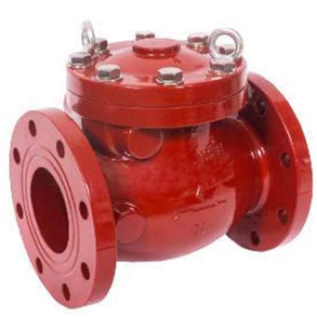 Matco Norca 6'' Flanged Ci Swing Chk Valve Resilient Seat Awwa C508 200Cwp Fusion Bonded Epoxy W/1 Bossing