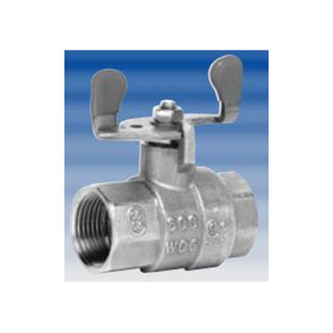 Matco Norca 3/4''IP BALL VALVE W/STAINLESS STEEL TEE HDL F.P. 600 WOG CSA NOT FOR POTABLE WATER USE IN CA,VT