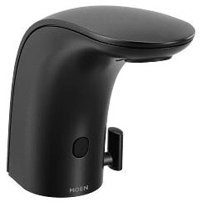 Moen Commercial Matte black one-handle sensor-operated lavatory faucet