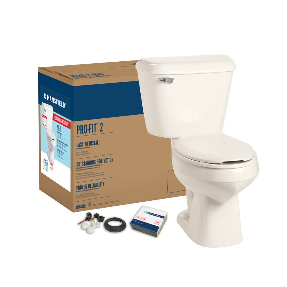 Central Plumbing & Electric SupplyMansfield PlumbingPro-Fit 2 1.6 Elongated Complete Toilet Kit