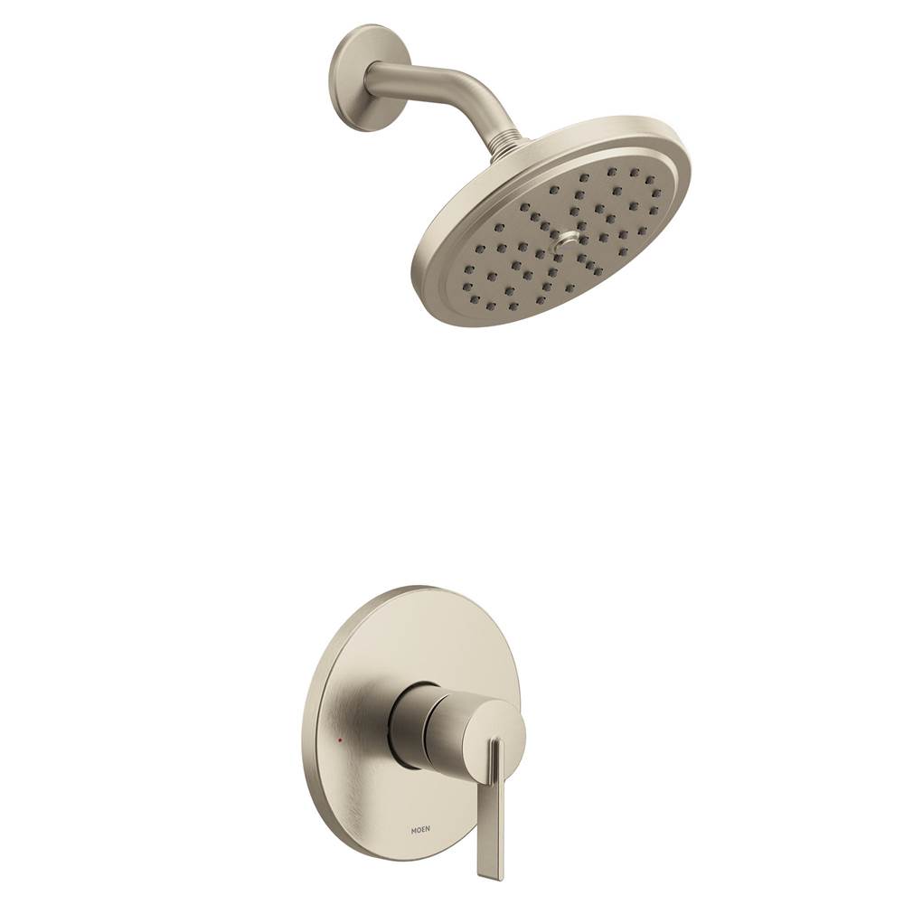 Moen Cia M-CORE 2-Series Eco Performance 1-Handle Shower Trim Kit in Brushed Nickel (Valve Sold Separately)
