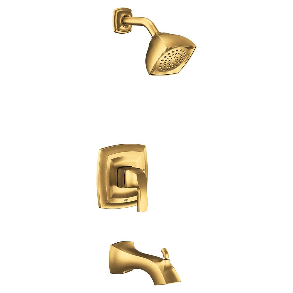 Moen Voss M-CORE 2-Series Eco Performance 1-Handle Tub and Shower Trim Kit in Brushed Gold (Valve Sold Separately)