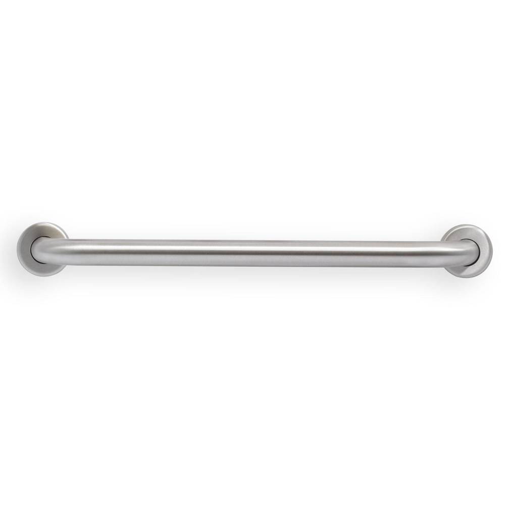 Mustee And Sons Grab Bar, 24'' L, 1.5'', Smooth, Stainless Steel