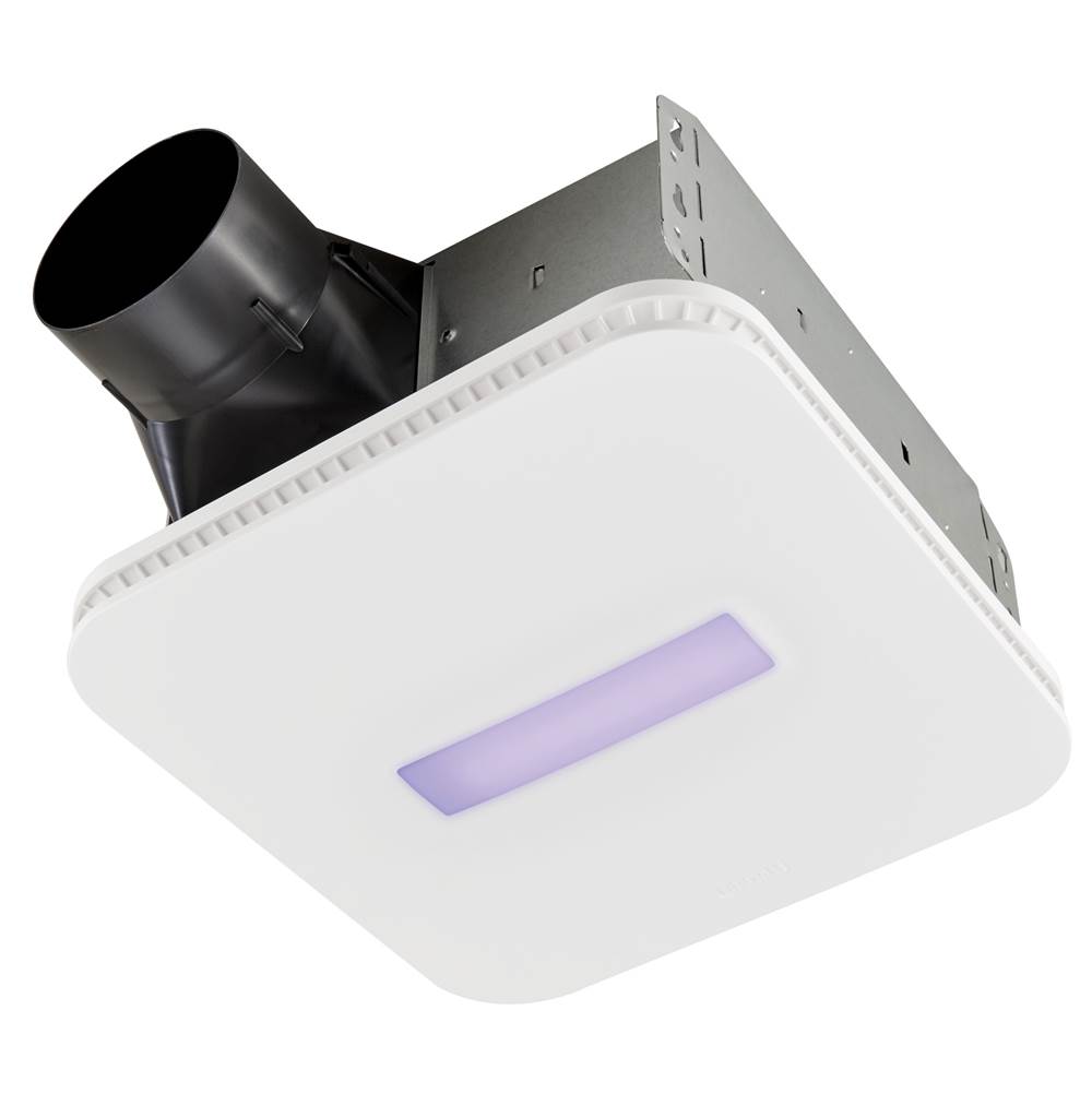 Broan Nutone SurfaceShield™ Exhaust Fan w/ LED and Vyv™ Antimicrobial Virus Killing* Violet Light, 110 CFM