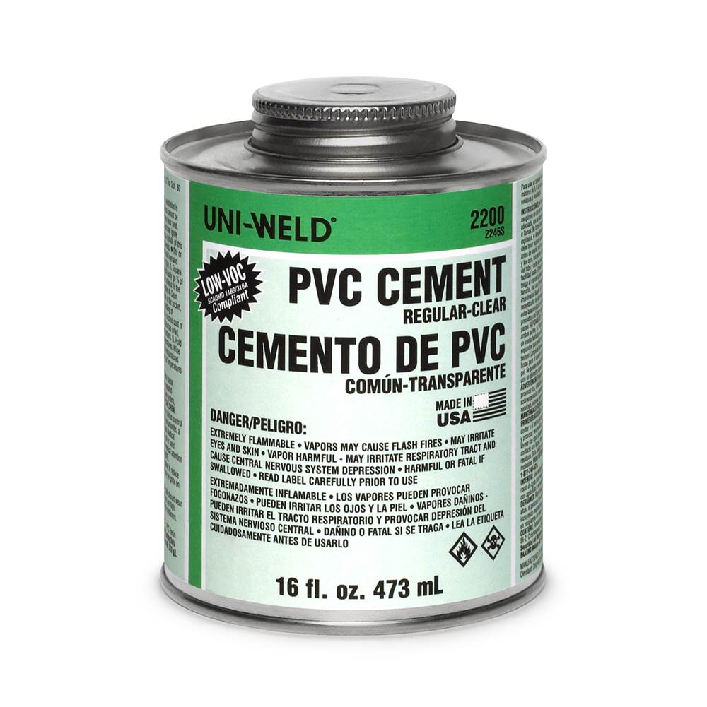 Oatey Clear Regular Body Pvc Cement Pt