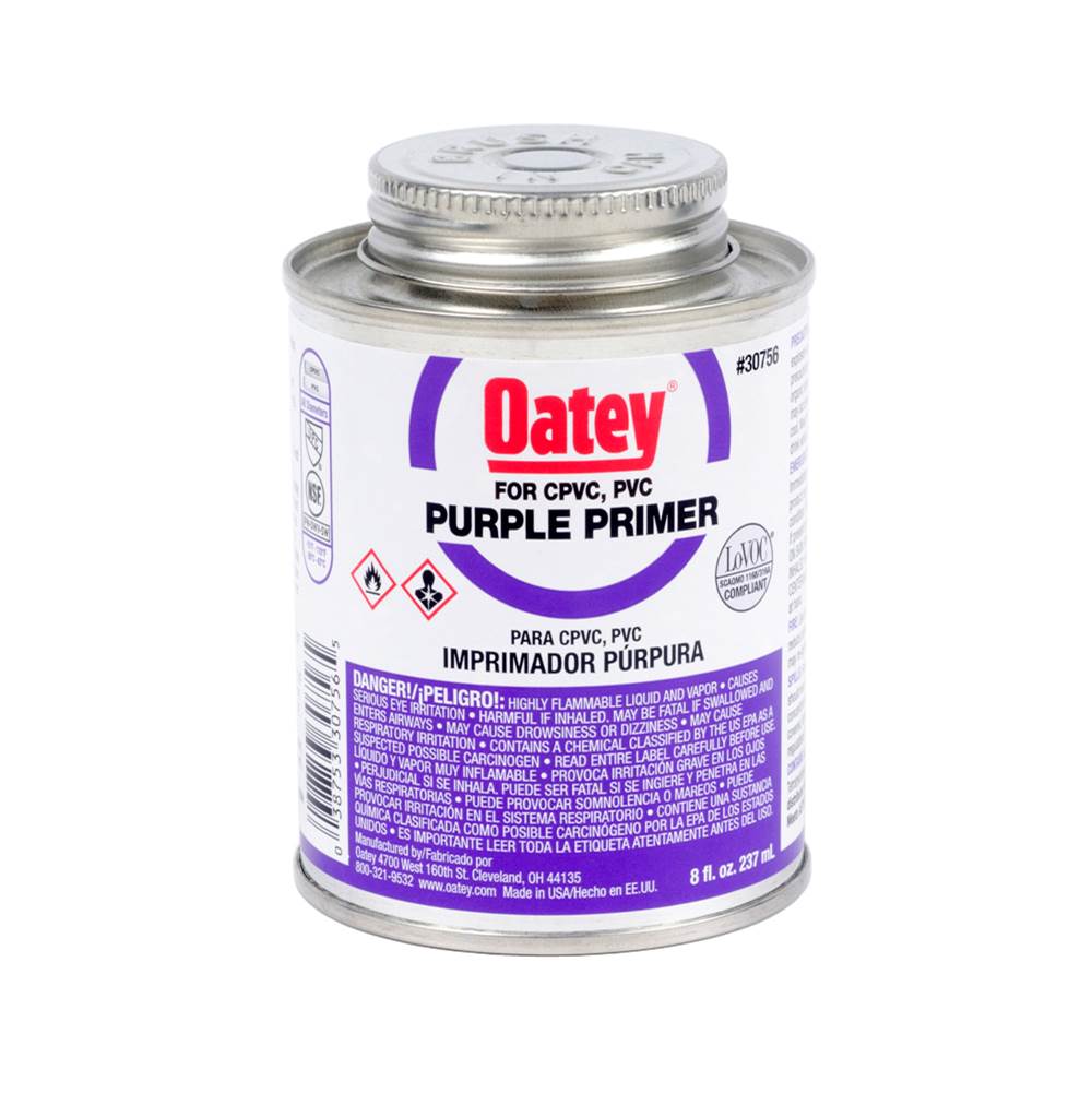 Oatey 8 Oz Purple Primer - Nsf Listed