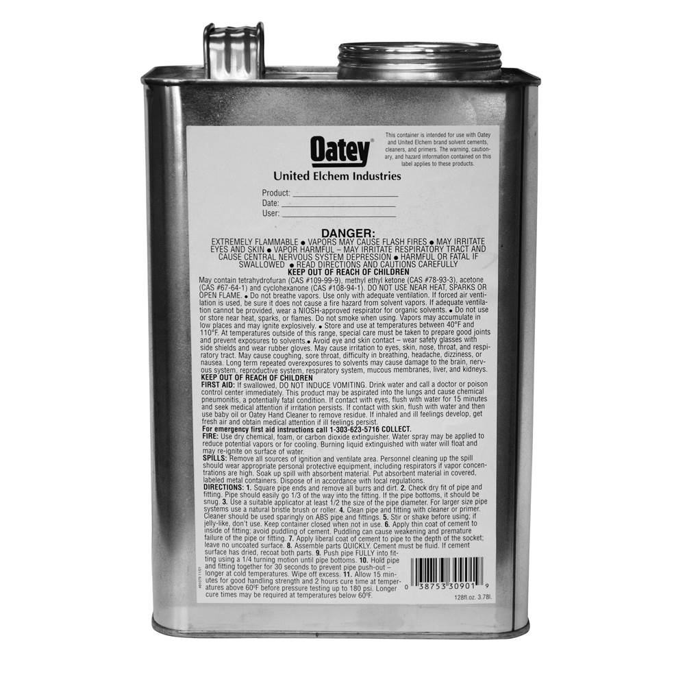 Oatey Can Gallon Wide Mouth