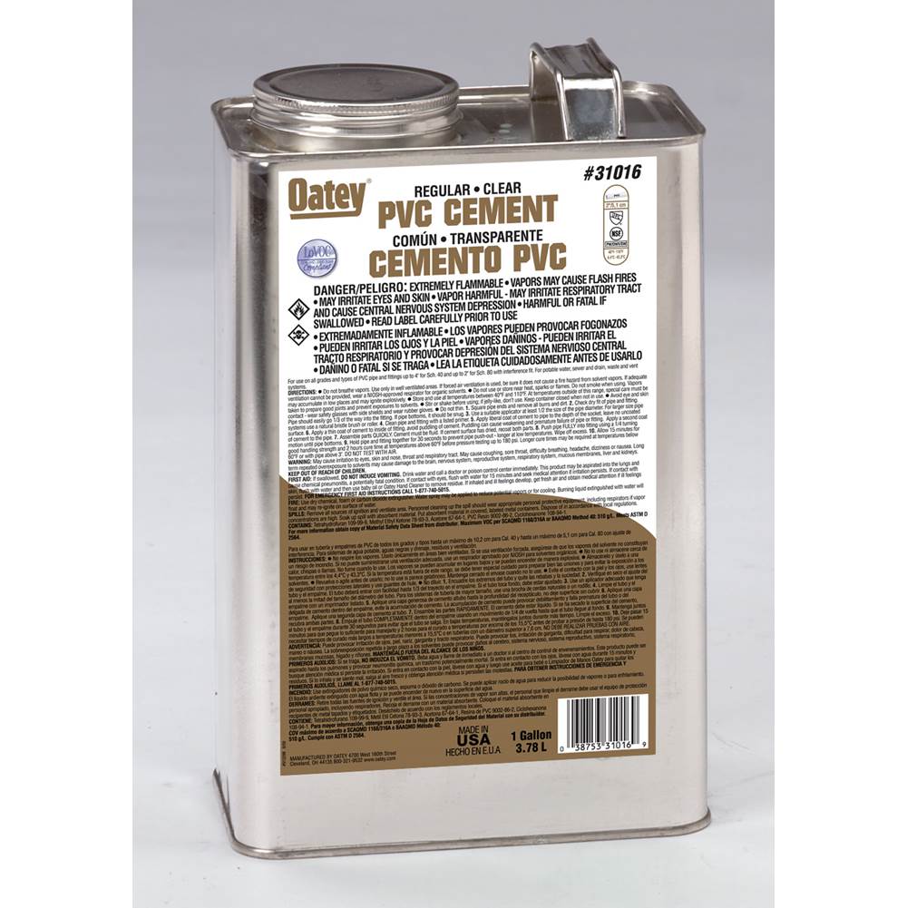 Oatey Gal Pvc Regular Clear Cement