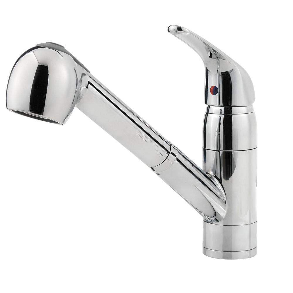 Central Plumbing & Electric SupplyPfisterG133-10CC - Chrome - Single Handle Pull-Out Kitchen Faucet