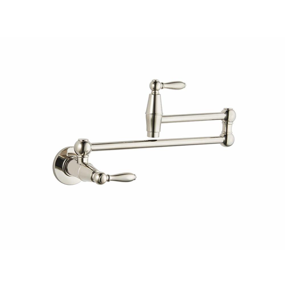 Central Plumbing & Electric SupplyPfisterGT533-TDD - Polished Nickel - Wall Mount Pot Filler