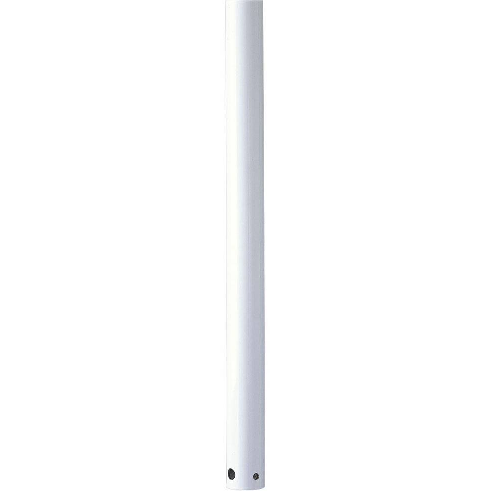 Progress Lighting AirPro Collection 24 In. Ceiling Fan Downrod in White