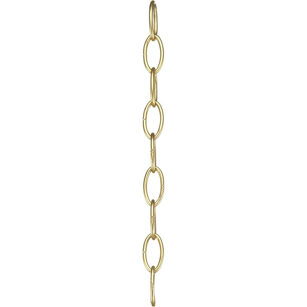 Progress Lighting Accessory Chain - 10'' of 9 Gauge Chain in Vintage Gold
