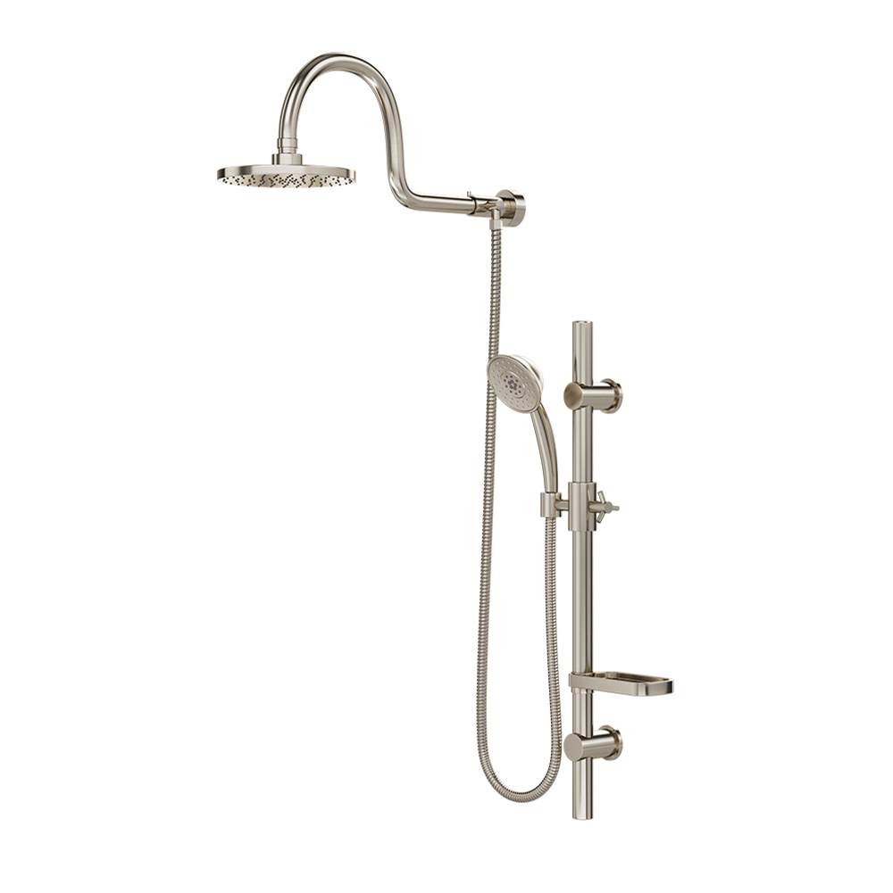 Pulse Shower Spas PULSE ShowerSpas AquaRain Brushed Nickel Shower System