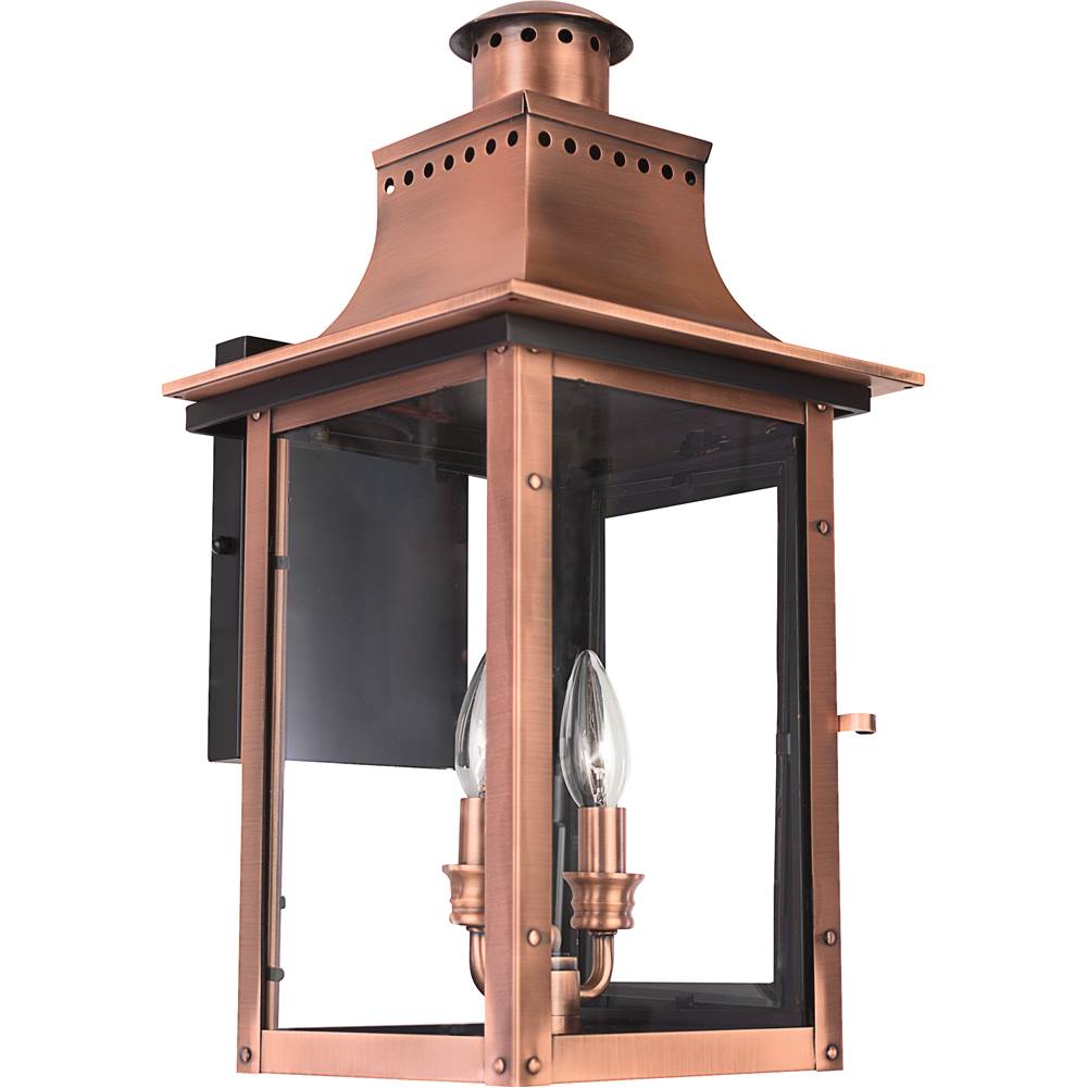 Quoizel Outdoor Wall Lantern Aged Copr