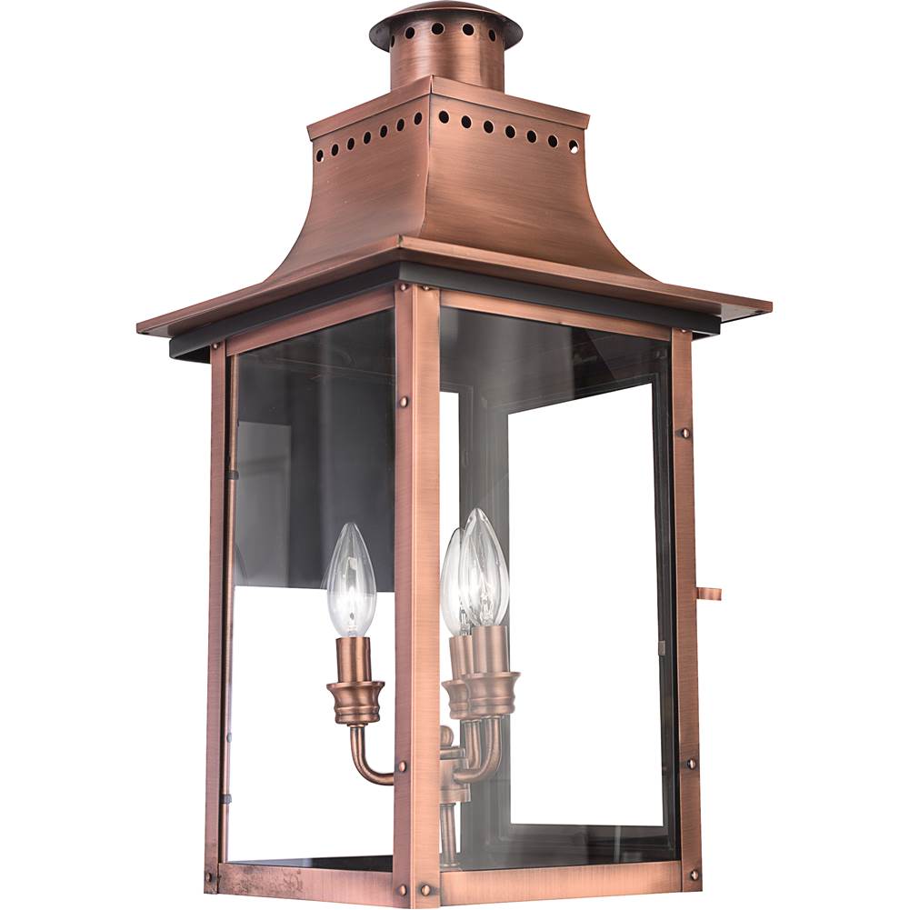 Quoizel Outdoor Wall Lantern Aged Copr