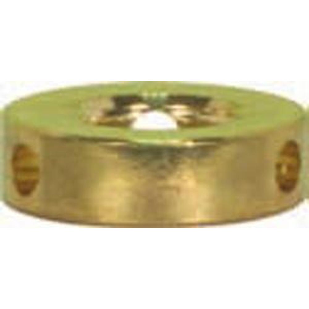 Satco 4 Hole Brass Finish Shade Ring