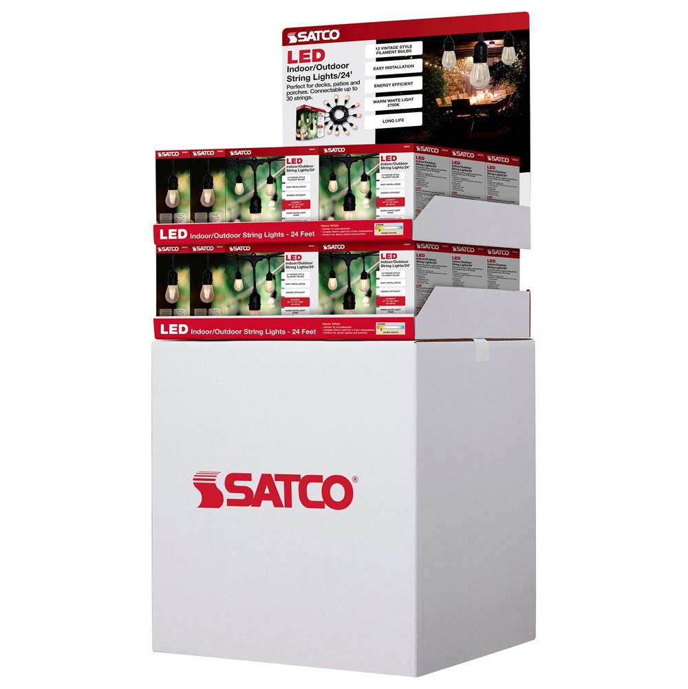 Satco 10Pcs S8020 Display Pack