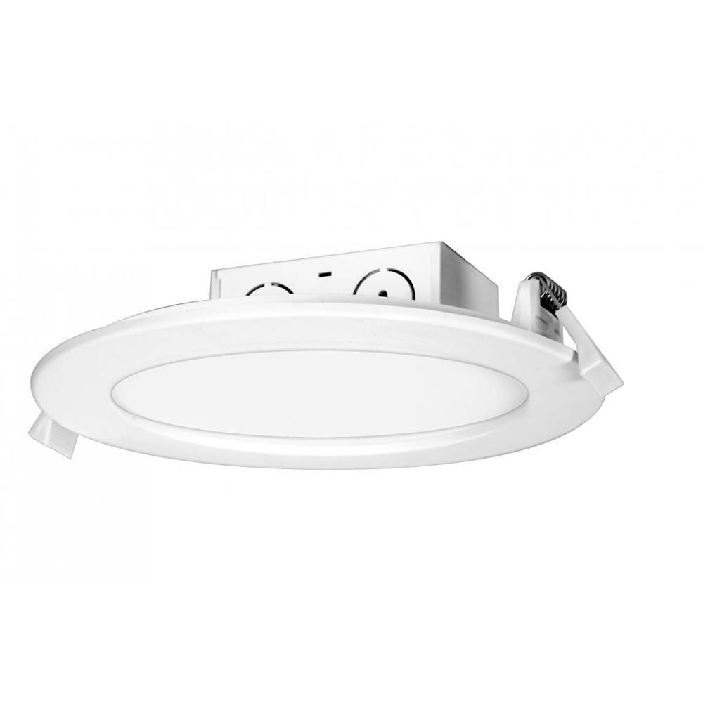Satco 11.6 W LED Direct Wire Downlight, Edge-lit, 5-6'', 5000K, 120 V, Dimmable