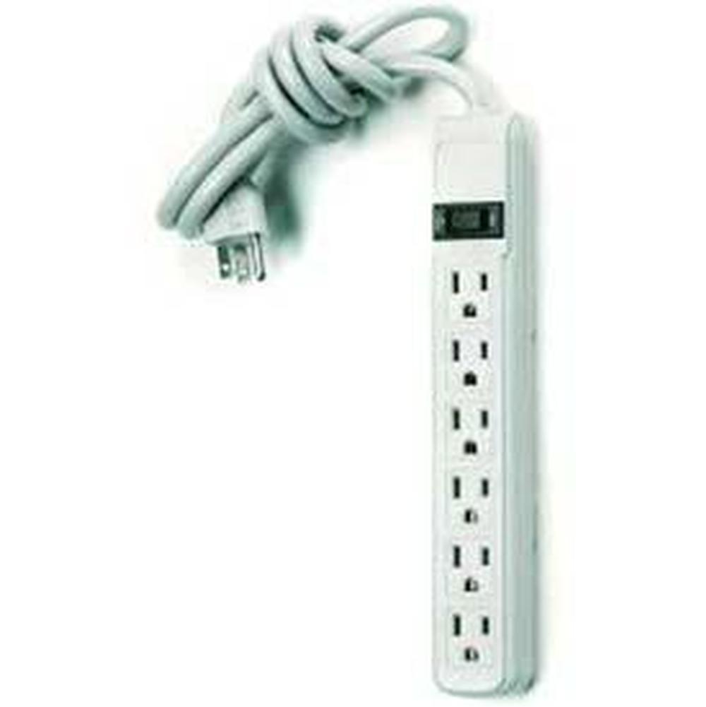 Satco 6 Outlet Abs Power Strip