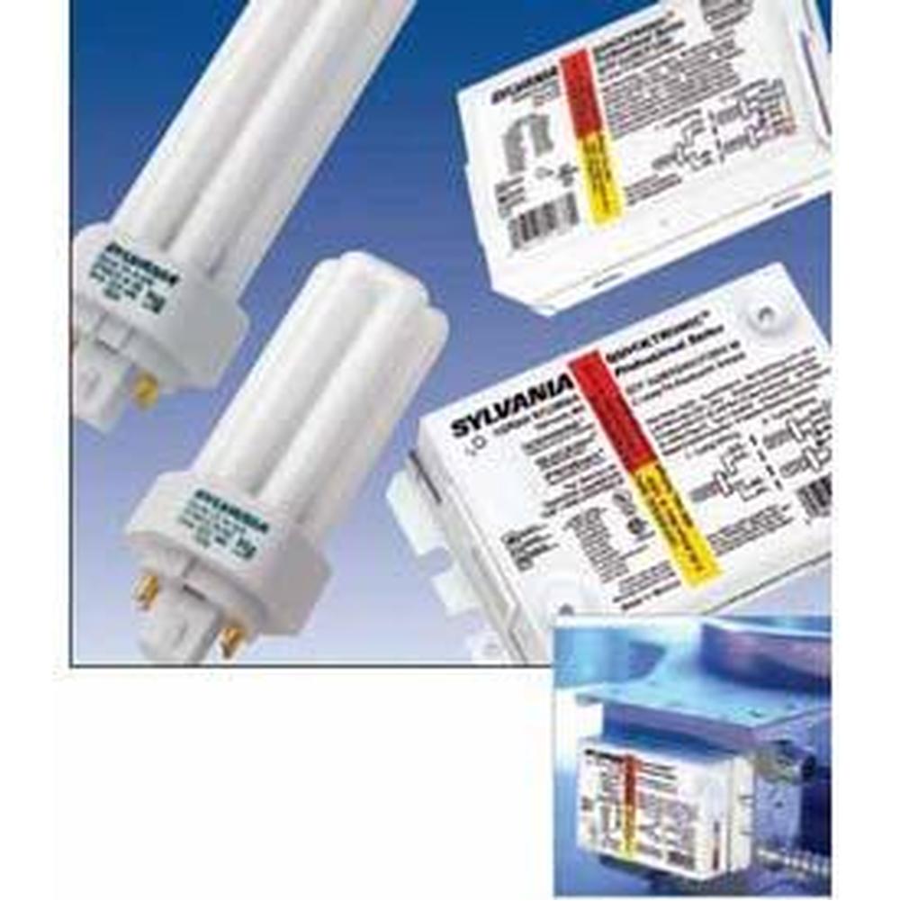 Satco QTP1/2X26CF/UNV/Dual Entry, # of lamps: 1-2, CF26, Compact Fluorescent Programmed Start, < 10% THD, Universal Voltage Ballast