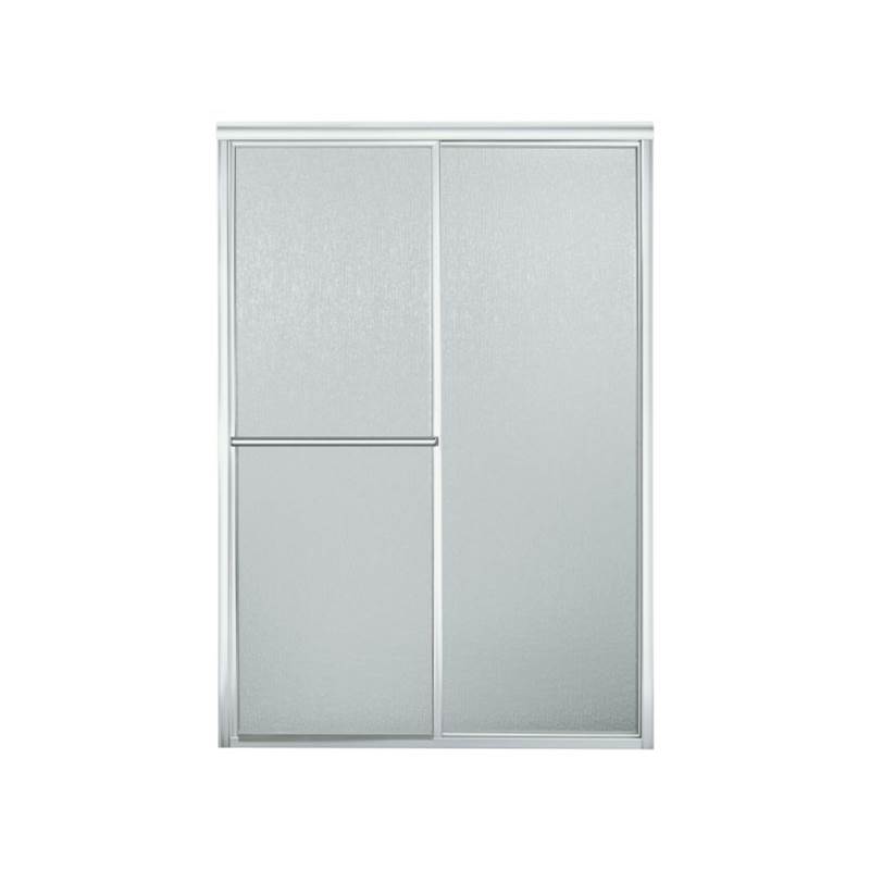 Sterling Plumbing Deluxe Framed sliding shower door, 70'' H x 43-7/8 - 48-7/8'' W, with 1/8'' thick Rain glass