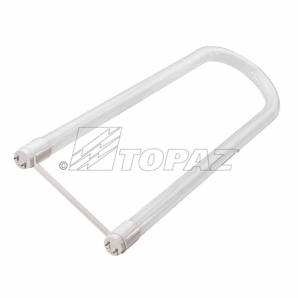 Topaz Lighting Linear T8 U-Bend - Ballast Bypass - Frosted Plastic
