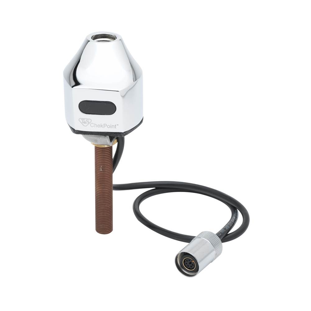 T&S Brass EC-3100 ChekPoint Electronic Deck Mount Faucet, Less Nozzle, 3/8'' NPT Outlet