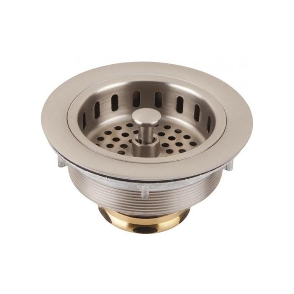 Thompson Traders Brushed Nickel Disposal Flange and Stopper