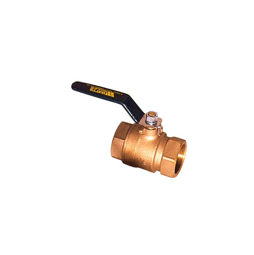 Watts 1 In Lead Free Bronze 2-Piece Full Port Ball Valve with Threaded Ends and Tee Handle